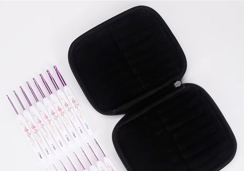 Floral Design Crochet Hook set