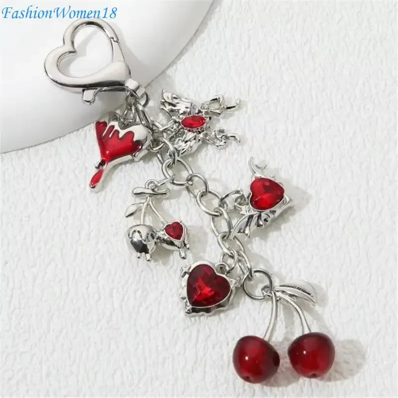 Keychain red cherry-10 CM