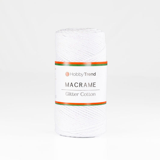 HobbyTrend-Macrame Glitter Cotton-001S-D