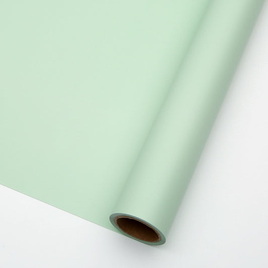Flower Wrap Paper-04-Light Aqua