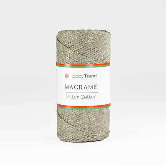 HobbyTrend-Macrame Glitter Cotton-193LG