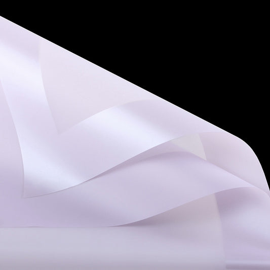 Flower Wrap Paper-28-Light Purple with Border