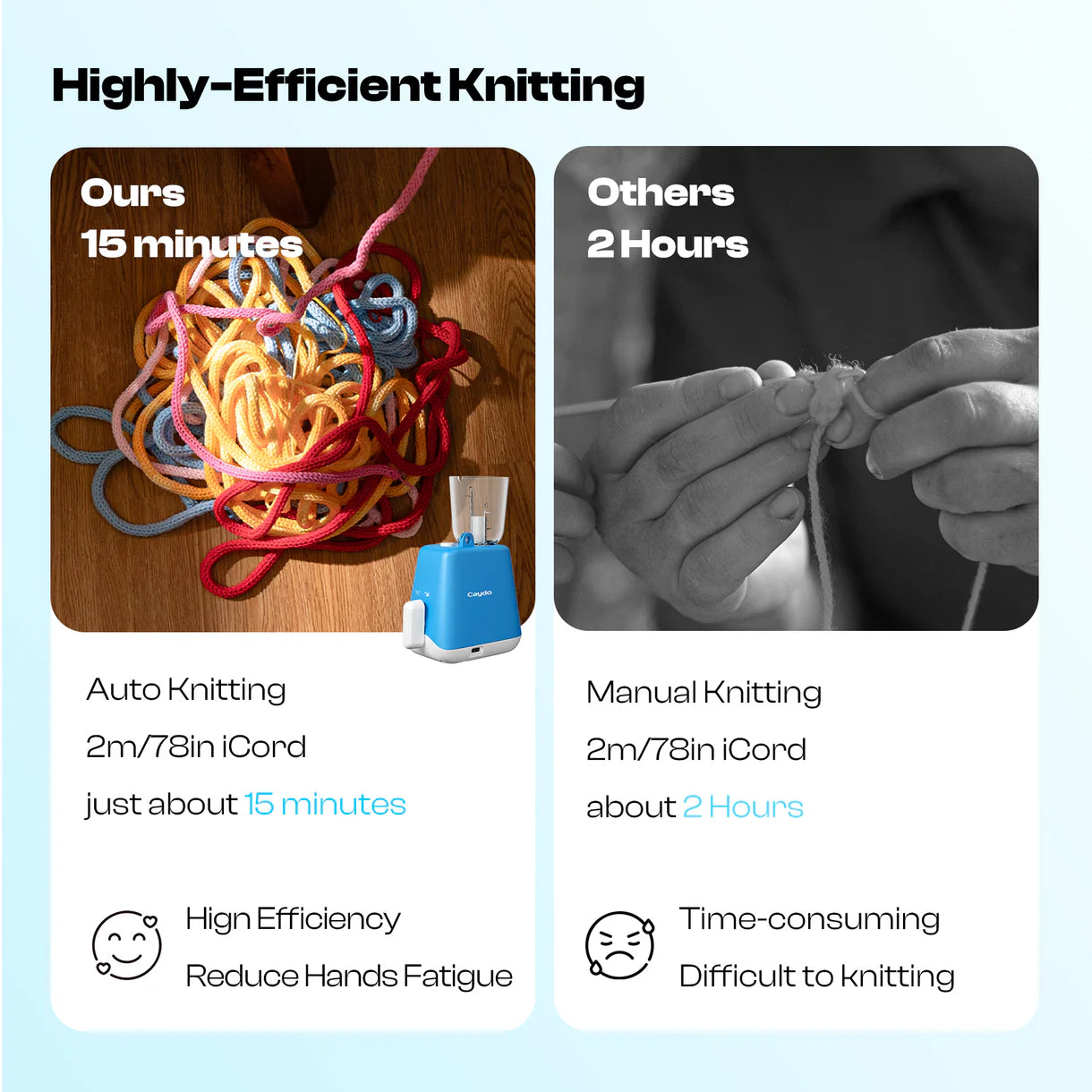 Electric i-Cord Knitting Tricotin Machine i1