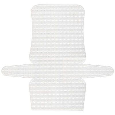 White Plastic Canvas Bag Shape 22 cm x 27 cm. 3mm