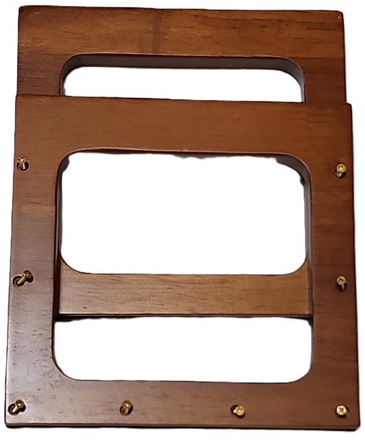 Two Wooden Handles -13 cm x 13 cm