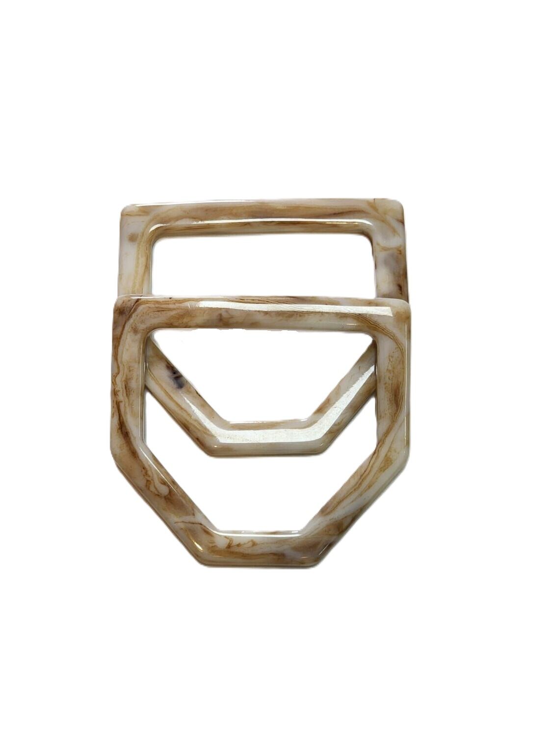 ACRYLIC  Beige HANDLES 11.5 CM