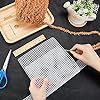 White Plastic Canvas Bag Shape 36 cm x 19 cm