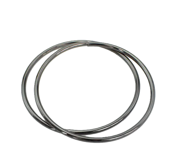 1 Pair Cirlcular Handle Black - 15 CM