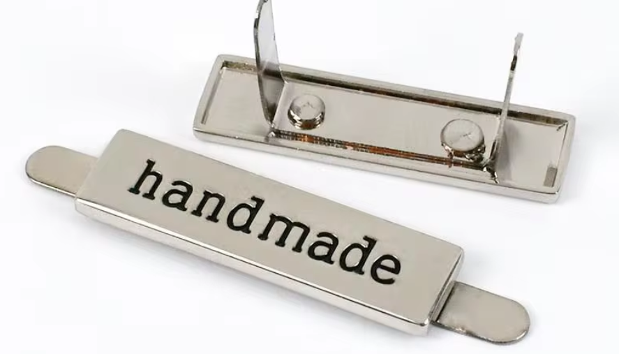 Handmade Tag Silver 3.5 cm