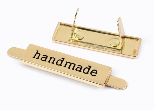 Handmade Tag Gold 3.5 cm