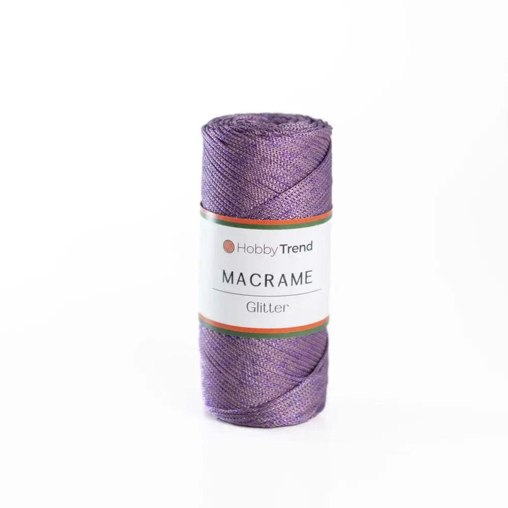 HobbyTrend-Macrame Glitter -077L
