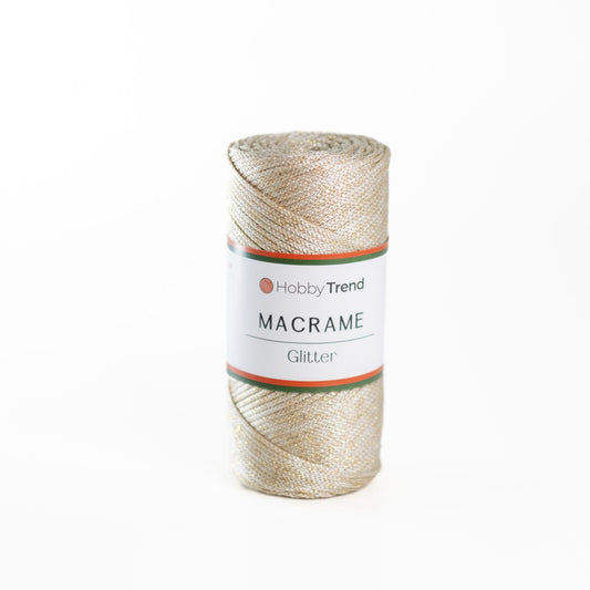 HobbyTrend-Macrame Glitter -016G