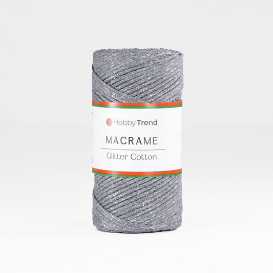 HobbyTrend-Macrame Glitter Cotton-064S