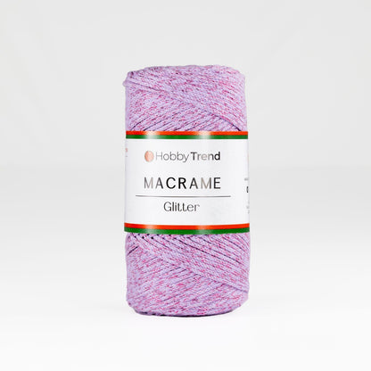 HobbyTrend-Macrame Glitter Cotton-130P