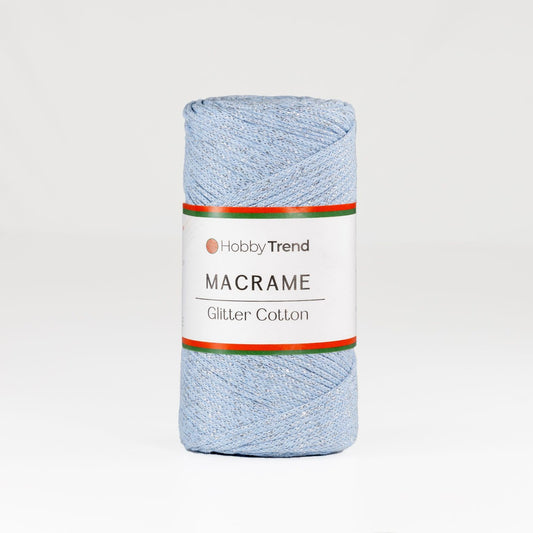 HobbyTrend-Macrame Glitter Cotton-220S