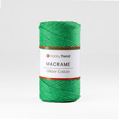 HobbyTrend-Macrame Glitter Cotton-172G