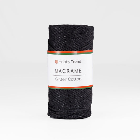 HobbyTrend-Macrame Glitter Cotton-270B