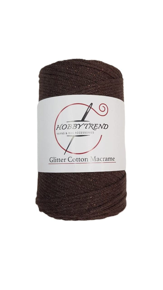 HobbyTrend-Macrame Glitter Cotton-136-D