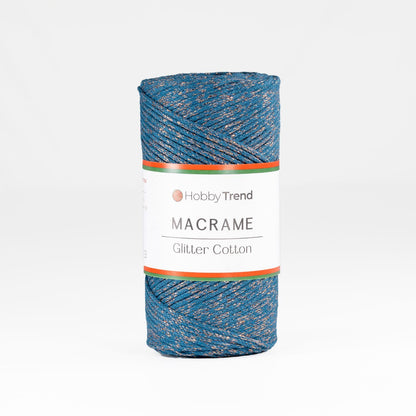 HobbyTrend-Macrame Glitter Cotton-238C