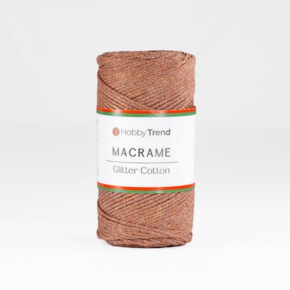 HobbyTrend-Macrame Glitter Cotton-038C