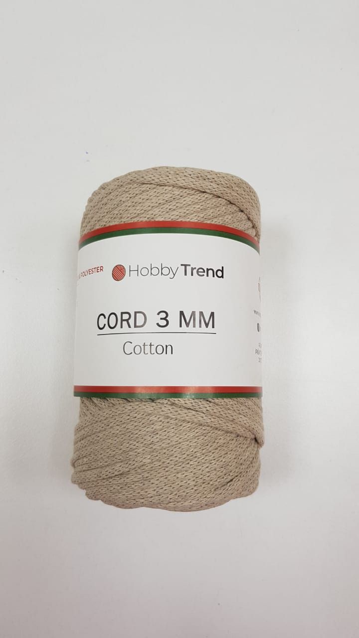 HobbyTrend-Cord 3MM Cotton-020