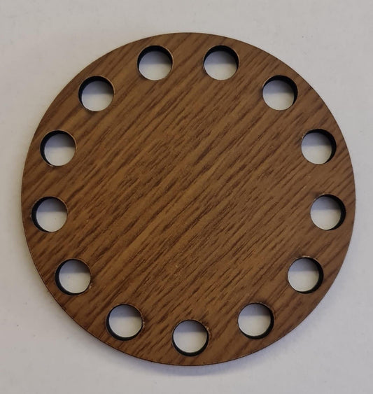 Wooden Base- Circle- 8cm