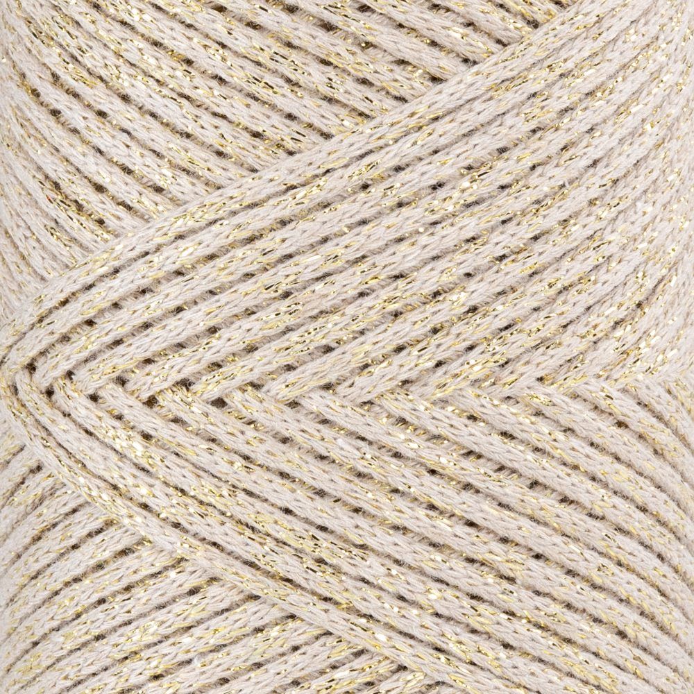 HobbyTrend-Macrame Glitter Cotton-030G