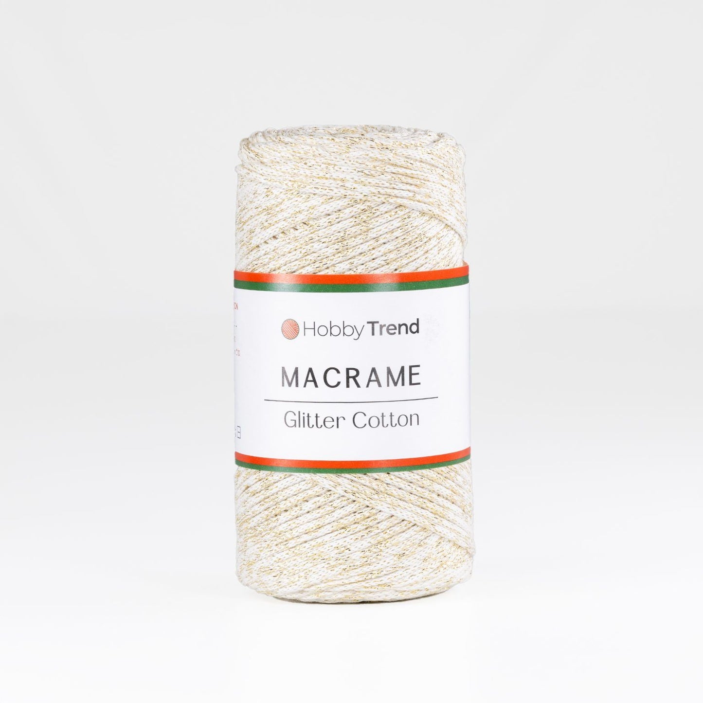HobbyTrend-Macrame Glitter Cotton-016G