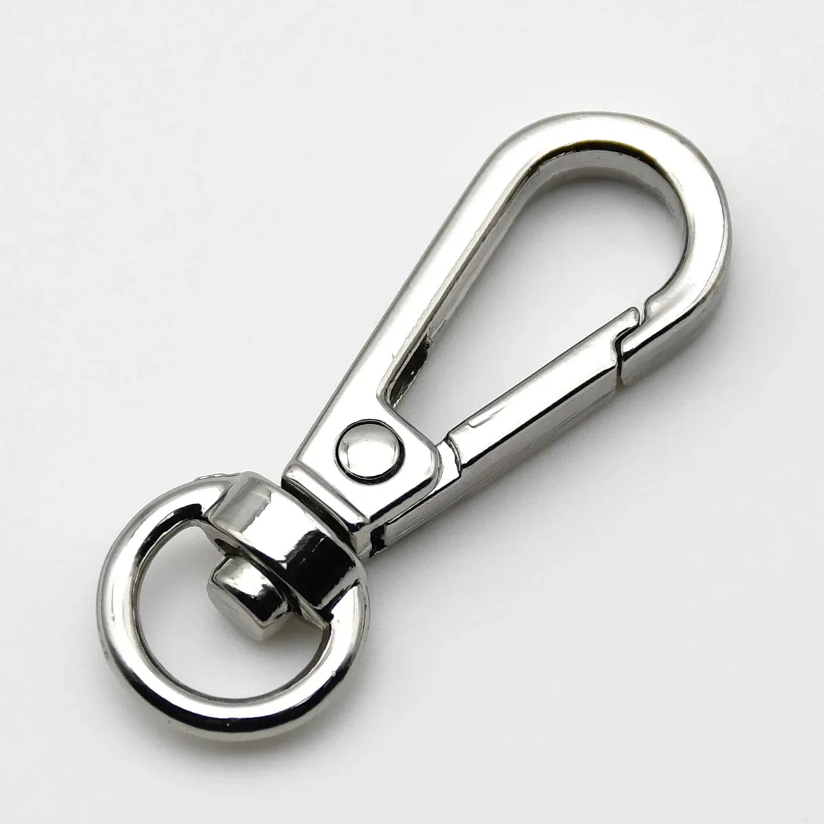 Silver snap hook- 5 cm