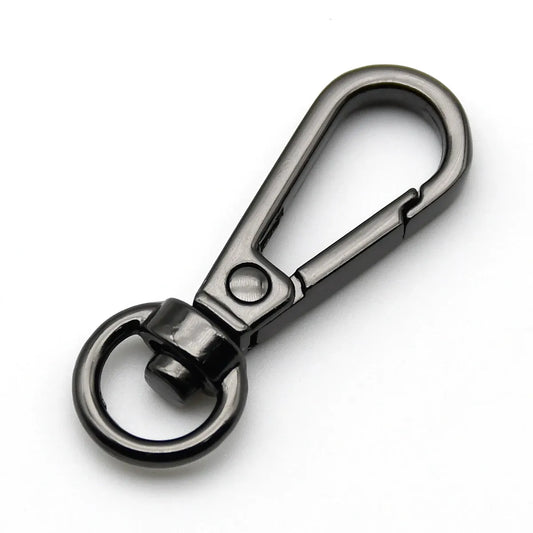 Black snap hook- 5 cm