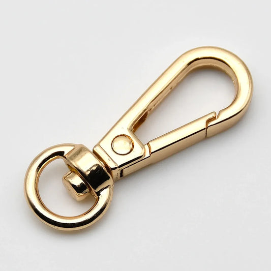 Gold snap hook - 5 cm