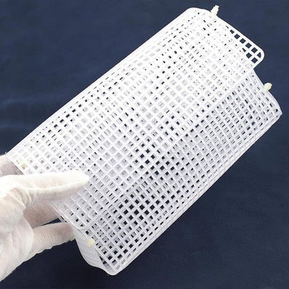White Plastic Canvas Bag Shape