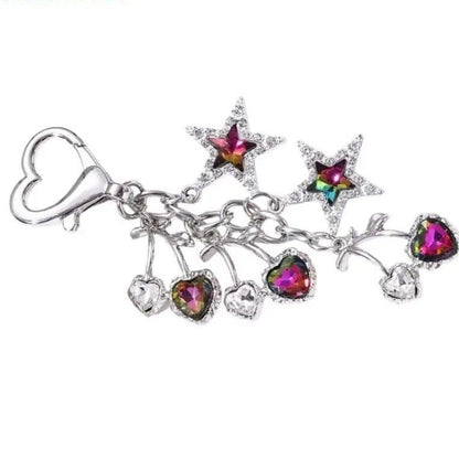 Keychain silver heart -10 CM