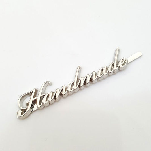 Handmade Tag Silver 5 cm