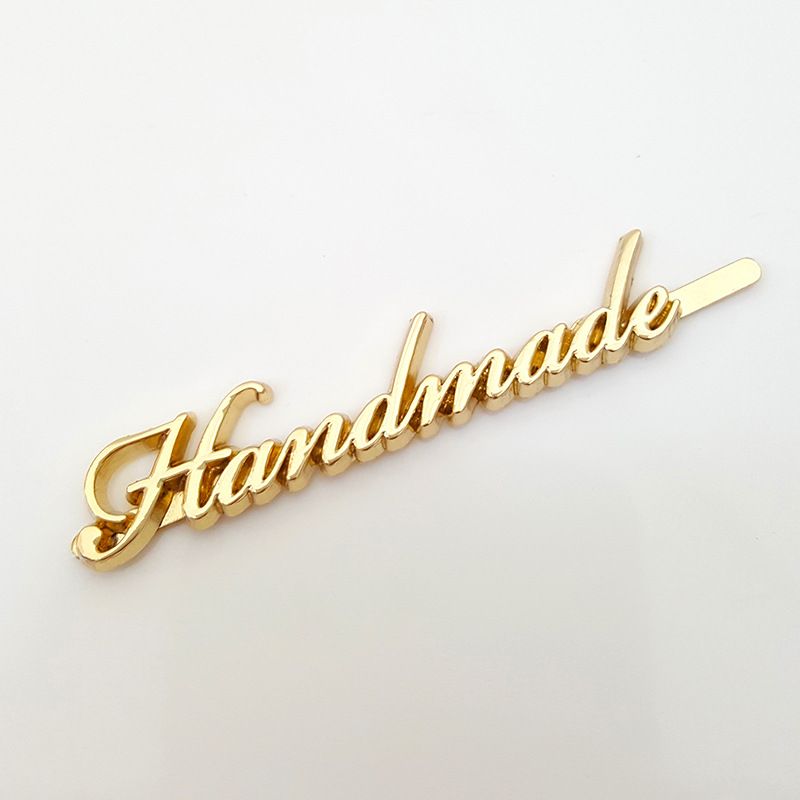 Handmade Tag Gold 5 cm