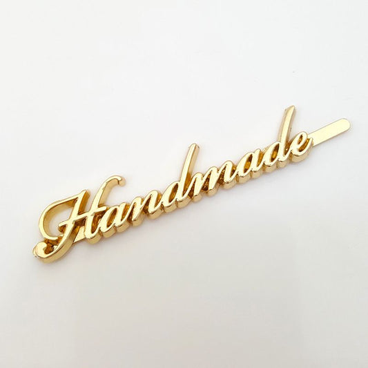 Handmade Tag Gold 5 cm