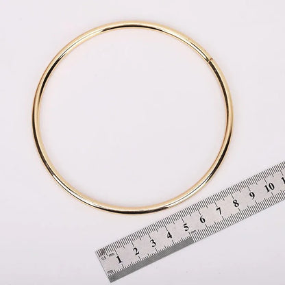Gold handle circular pair - 11 CM