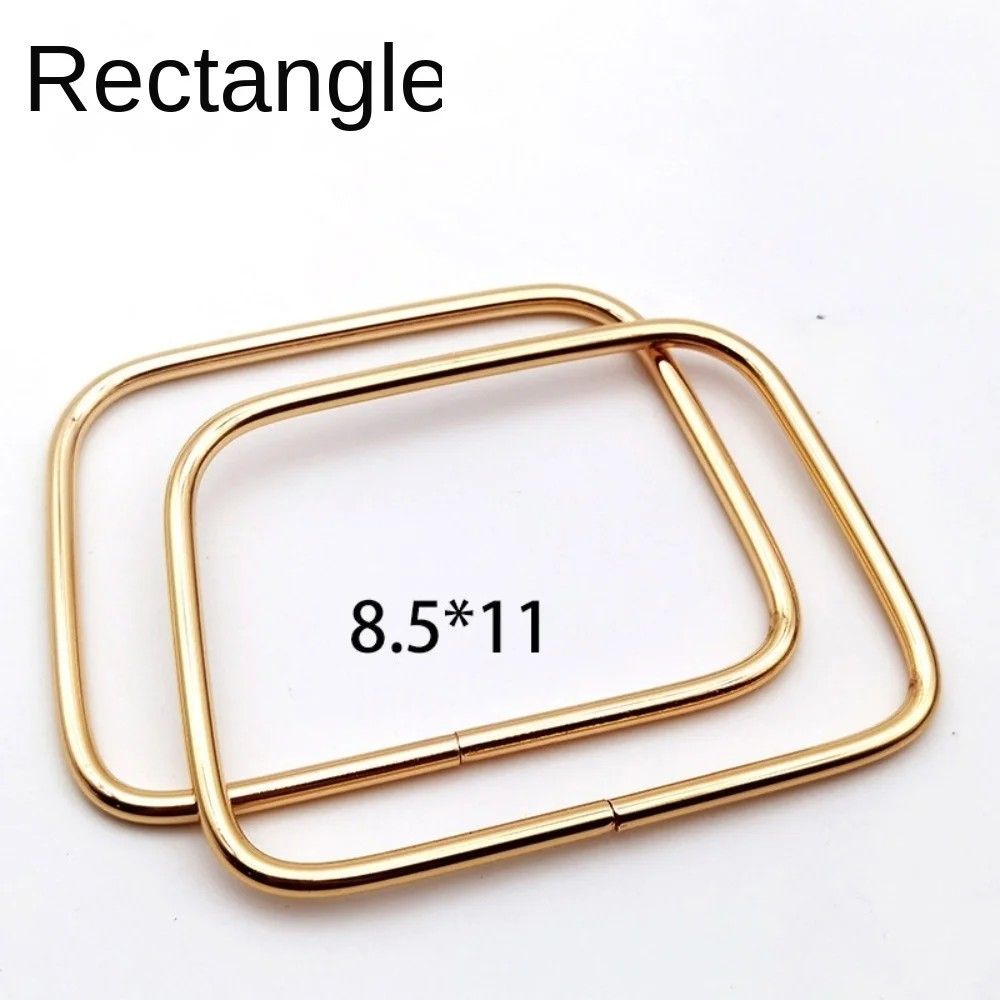 Gold handle rectangle pair