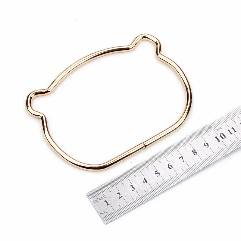 Gold handle bear pair - 10 CM