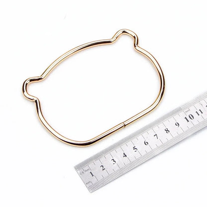 Gold handle bear pair - 10 CM