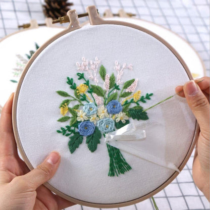Flowers Pattern Embroidery Set - N1049