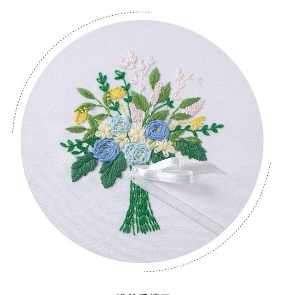 Flowers Pattern Embroidery Set - N1049