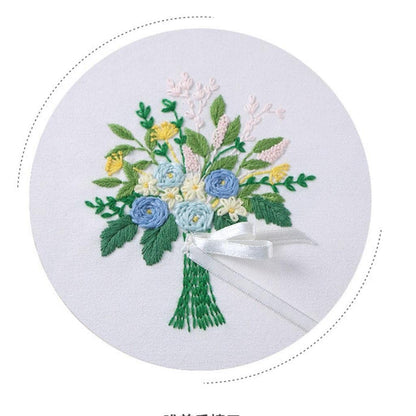 Flowers Pattern Embroidery Set - N1049