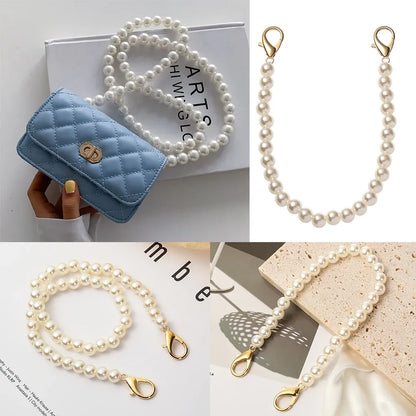 Pearl Shoulder Strap Silver Lock-1 meter