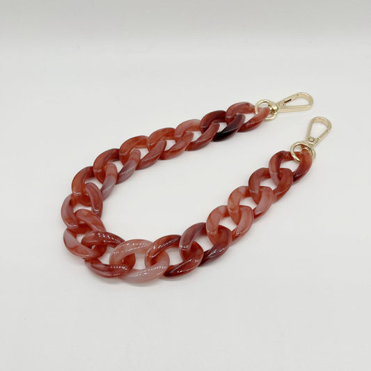 Acrylic Resin Handbag Chain corai - 60 cm