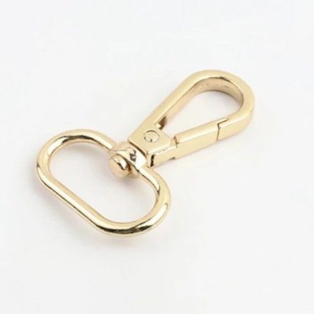 Gold swivel eye hook - 5 cm