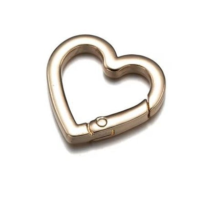 Gold Heart Buckle  - 29 mm