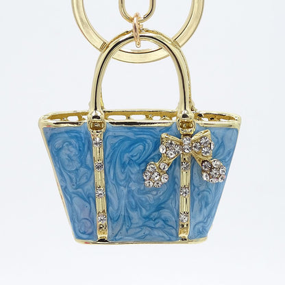 Keychain gold-Blue