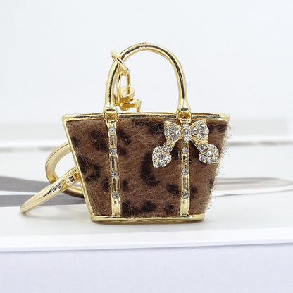 Keychain gold -Brown