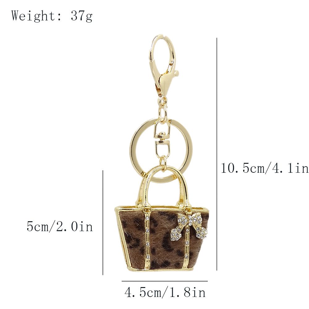 Keychain gold -Brown